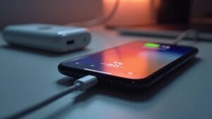 sạc pin iphone đầy